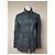 Vintage Gianni Versace Leopard Canvas Hemd Blau/Schwarz 38/M - Ansicht 13