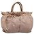 PRADA Borsa a mano in nylon pelle 2 vie rosa oro Auth EC720 D'oro - vista 2