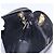 BALLY Ketten-Schultertasche aus schwarzem Leder mit Gold Auth th5773 Golden - Ansicht 19