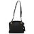 BALLY Ketten-Schultertasche aus schwarzem Leder mit Gold Auth th5773 Golden - Ansicht 3