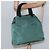 PRADA Borsa a mano in nylon plastico verde nero argento autentica fm4464 - vista 23