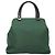 PRADA Borsa a mano in nylon plastico verde nero argento autentica fm4464 - vista 3