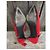 Casadei Pumps Rot Textil und Leder 8 cm Absatz - Ansicht 5