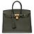 Hermès Sac HERMES Birkin 25 en Cuir Vert - 102590 - vue 2