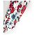 Haney Goldie Blumendruckkleid Rot - Ansicht 3