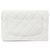 Wallet On Chain Cartera Chanel Con Cadena Blanco - vista 2