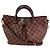Borsa a Spalla Louis Vuitton Damier Ebene Siena PM Marrone