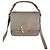 Chloé Borsa a spalla Chloe in pelle scamosciata lucida, piccola modello C, grigio Motty