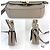 Chloé Borsa a spalla Chloe in pelle scamosciata lucida, piccola modello C, grigio Motty - vista 5