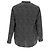 Camicia in seta nera con stampa di note musicali Saint Laurent Nero - vista 3