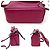 Borsa a tracolla mini Puzzle in pelle di vitello cremisi Loewe Rosso - vista 5