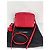Borsa a tracolla Lou in pelle di vitello trapuntata rossa Saint Laurent Rosso - vista 2