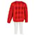 Roter Wollpullover mit Versace-Logo und Argyle-Muster  - Ansicht 6