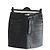 Gonna corta nera in similpelle Balenciaga
