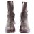 Botines SOEUR T.EU 37 Cuero Burdeos - vista 4