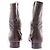 Botines SOEUR T.EU 37 Cuero Burdeos - vista 5