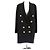 Mäntel LANVIN T.FR 42 Polyester Schwarz