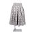 FALDA CHRISTIAN DIOR T.FR 36 Poliéster Plata