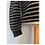 Autre Marque Schwarzer Gestreifter Pullover – Saint Laurent Paris – Größe M - Ansicht 2