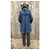 Cappotto duffle Gloverall blu lana e nylon - vista 8