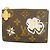 Louis Vuitton Monogram Vivienne Lisa Geldbörse Braun
