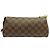 LOUIS VUITTON POCHETTE EVA N55213 IN CANVAS DAMIER EBENE CLUTCH Marrone - vista 2
