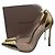 Décolleté Gianvito Rossi Plexy Oro in Pelle