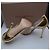 Décolleté Gianvito Rossi Plexy Oro in Pelle - vista 3