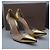 Décolleté Gianvito Rossi Plexy Oro in Pelle - vista 5