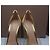 Décolleté Gianvito Rossi Plexy Oro in Pelle - vista 6