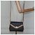 Borsa a spalla in tela a nido d'ape PVC nera Christian Dior Auth bs23609 - vista 20