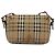 Autre Marque Borsa a spalla Burberrys Nova Check in pelle PVC beige Auth KD166 - vista 2