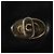 Céline Borsa a Spalla CELINE in Pelle Nera Oro Auth EC517 Nero D'oro - vista 15