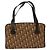 Borsa a mano in tela Trotter Christian Dior marrone Auth EC646 - vista 3