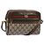GUCCI GG Supreme Web Sherry Line Borsa a Spalla PVC Beige 56 02 087 Auth BD868 D'oro