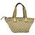 Borsa a mano GUCCI GG Canvas Sherry Line Beige Oro rosa 131228 Auth ac3698 D'oro - vista 2