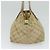 Borsa a mano GUCCI GG Canvas Sherry Line Beige Oro rosa 131228 Auth ac3698 D'oro - vista 4