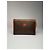 Triomphe Céline Clutch in pelle monogramma vintage Celine Paris marrone - vista 12