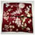 Sciarpa Chopard in seta fiori bordeaux Multicolore