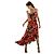 Autre Marque Vestido de seda con flores Raey Strong Roja