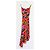 Autre Marque Vestido de seda con flores Raey Strong Roja - vista 2