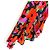 Autre Marque Vestido de seda con flores Raey Strong Roja - vista 3