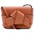 Acne Studios Pink Leather Misubi Micro Crossbody Bag