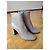 BOTINES PRADA CON TACÓN EN CUERO GRIS. - vista 8