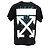 Off White Camiseta Off-White con flechas goteantes en algodón negro - vista 8