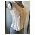 Top Chanel con monogramma logo CC beige - vista 2