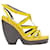 Balenciaga Arena studded espadrille wedge heel Yellow Leather  ref.2119423