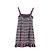 Vestido mini de tweed a cuadros con volantes en algodón gris y rosa de Chanel - vista 5