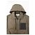 Giacca con cappuccio zip in cotone marrone con logo in rilievo Loewe - vista 10
