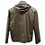 Giacca con cappuccio zip in cotone marrone con logo in rilievo Loewe - vista 3